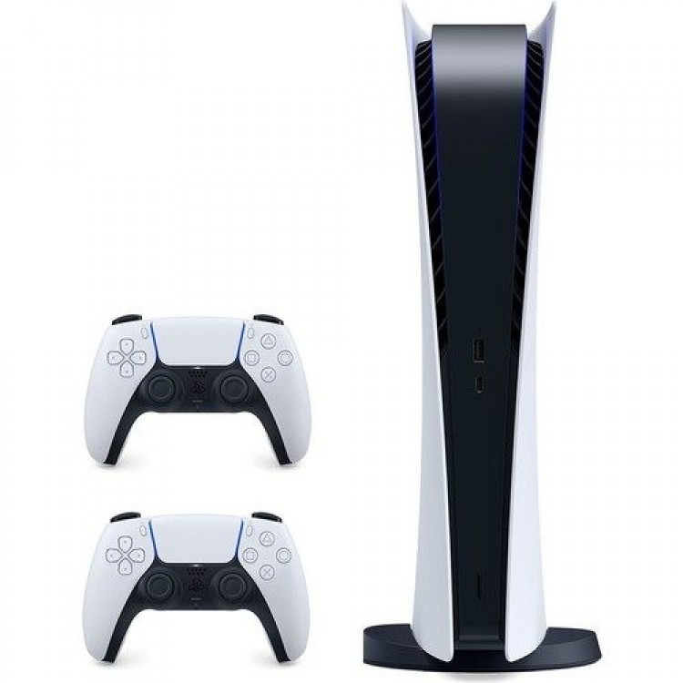 Sony PS5 Playstation Dijital Sürüm Oyun Konsolu + 2 Kol